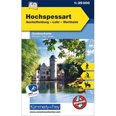 Kümmerly+Frey Outdoorkarte Deutschland 50 Hochspessart 1:35.000, Sonstige von , Kümmerly+Frey, 978-3-259-02550-5
