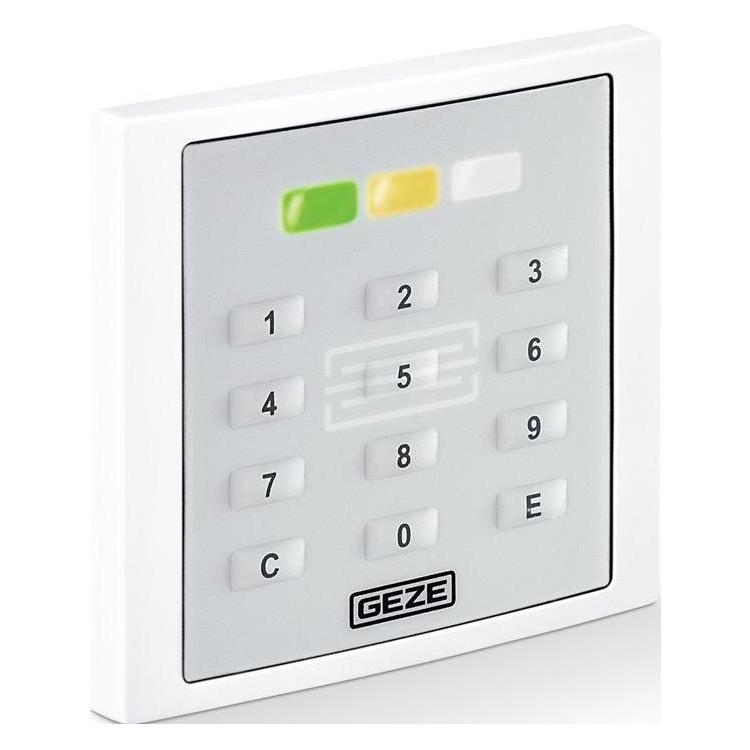 Geze Zutrittskontrollsystem GCER 300 T Light-1Tür Zutrittssteuerung grau IP 54 RFID-Leser Unterputz (185710)