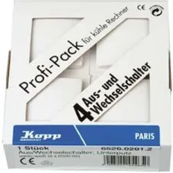 Kopp Einsatz Wechselschalter Paris Weiss 652602012, Schalter + Taster, Weiss