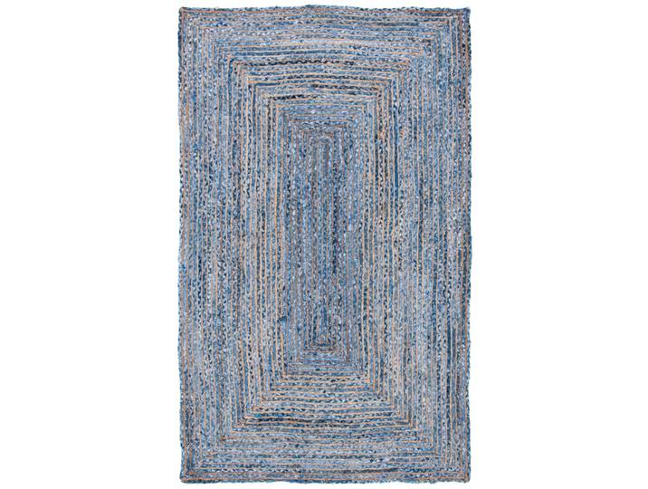 Tapis côtier en jute bleu/beige, 183 x 274 cm