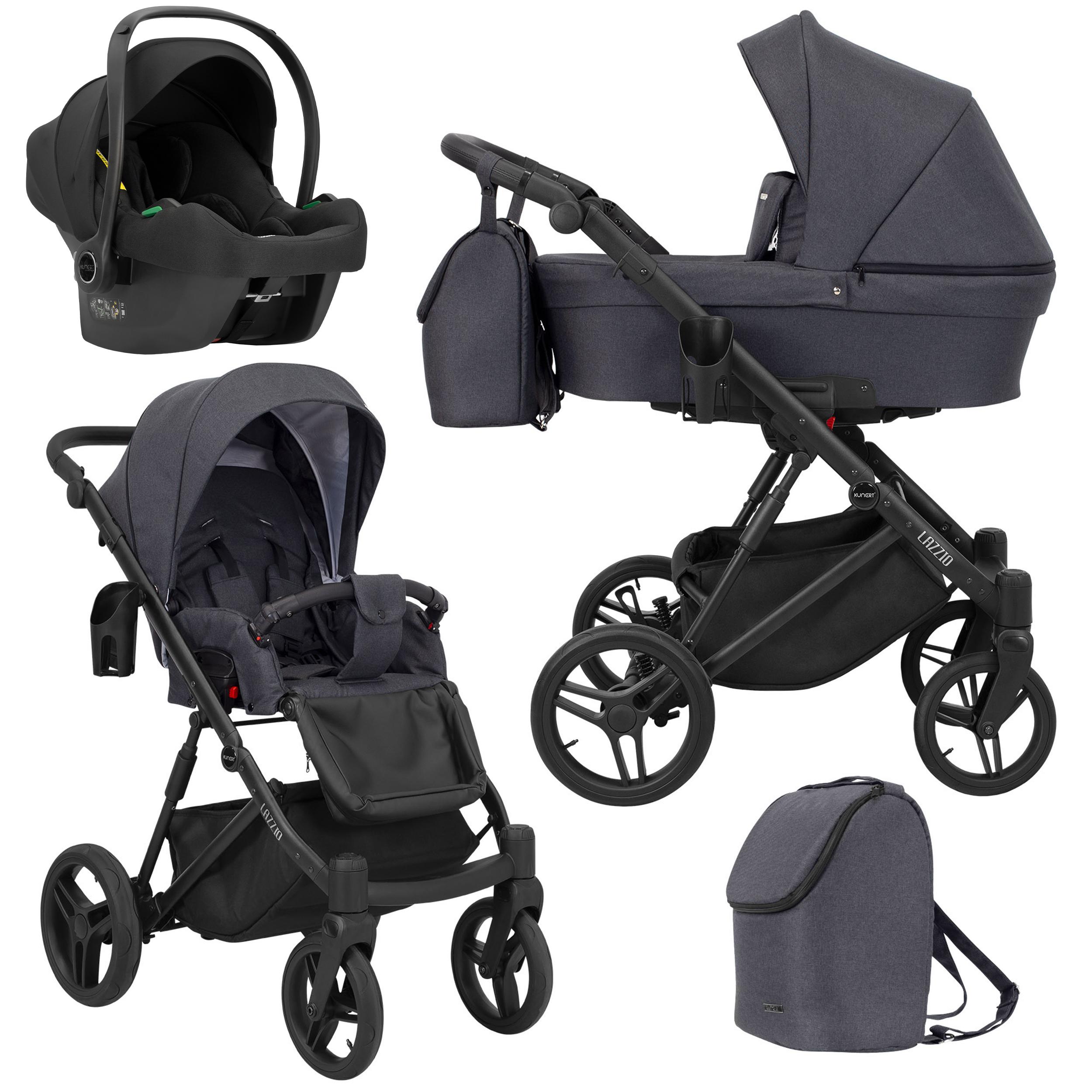 Kinderwagen Kunert Lazzio 3in1 - Farbe: Anthrazit