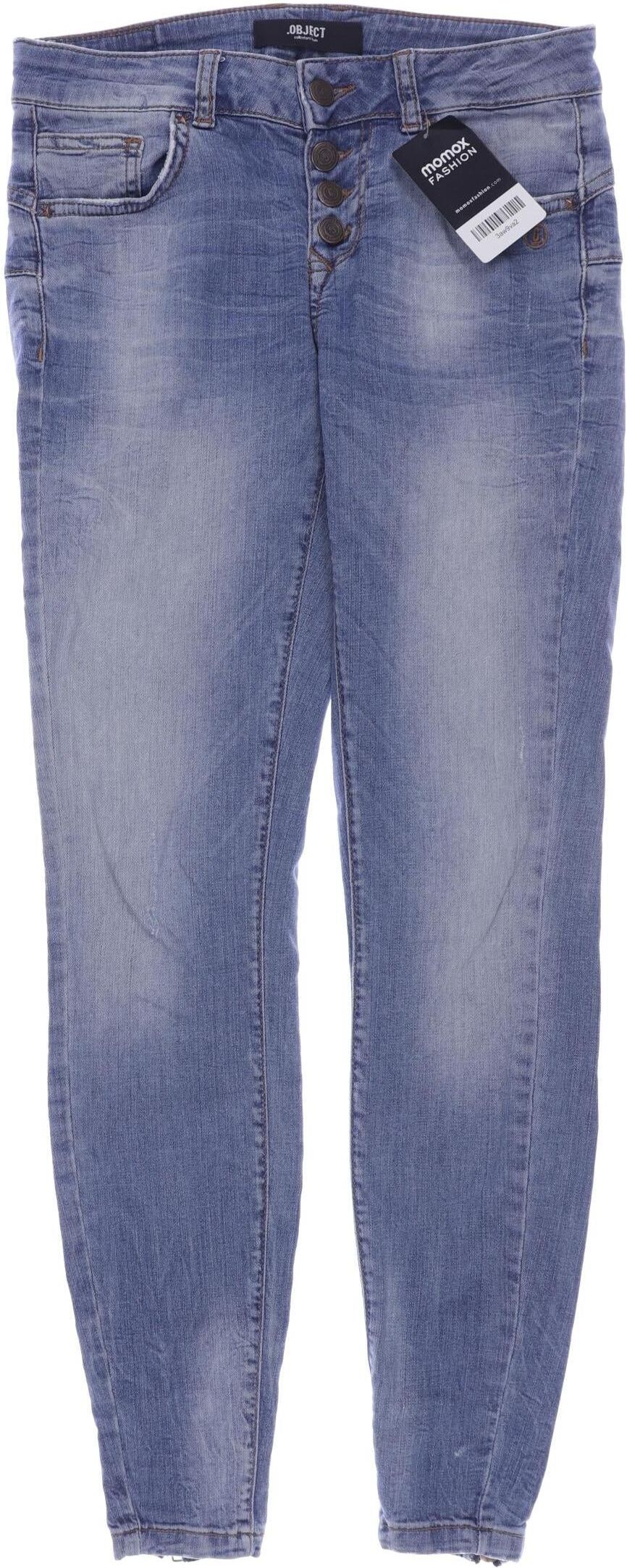 Object Damen Jeans, Blau, Gr. W26, Elasthan / Baumwolle - Second Hand