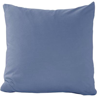 Kissenbezug PRIMERA "Primera Mako-Feinjersey Kissenbezug im Doppelpack", blau, B:40cm L:40cm, Feinjersey, Obermaterial: 100% Baumwolle, Kissenbezüge, Kissenbezug, In vielen Uni-Tönen