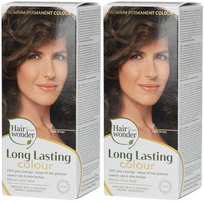 Hennaplus Long Lasting light brown 5 2x 2x100 ml Flüssigkeit