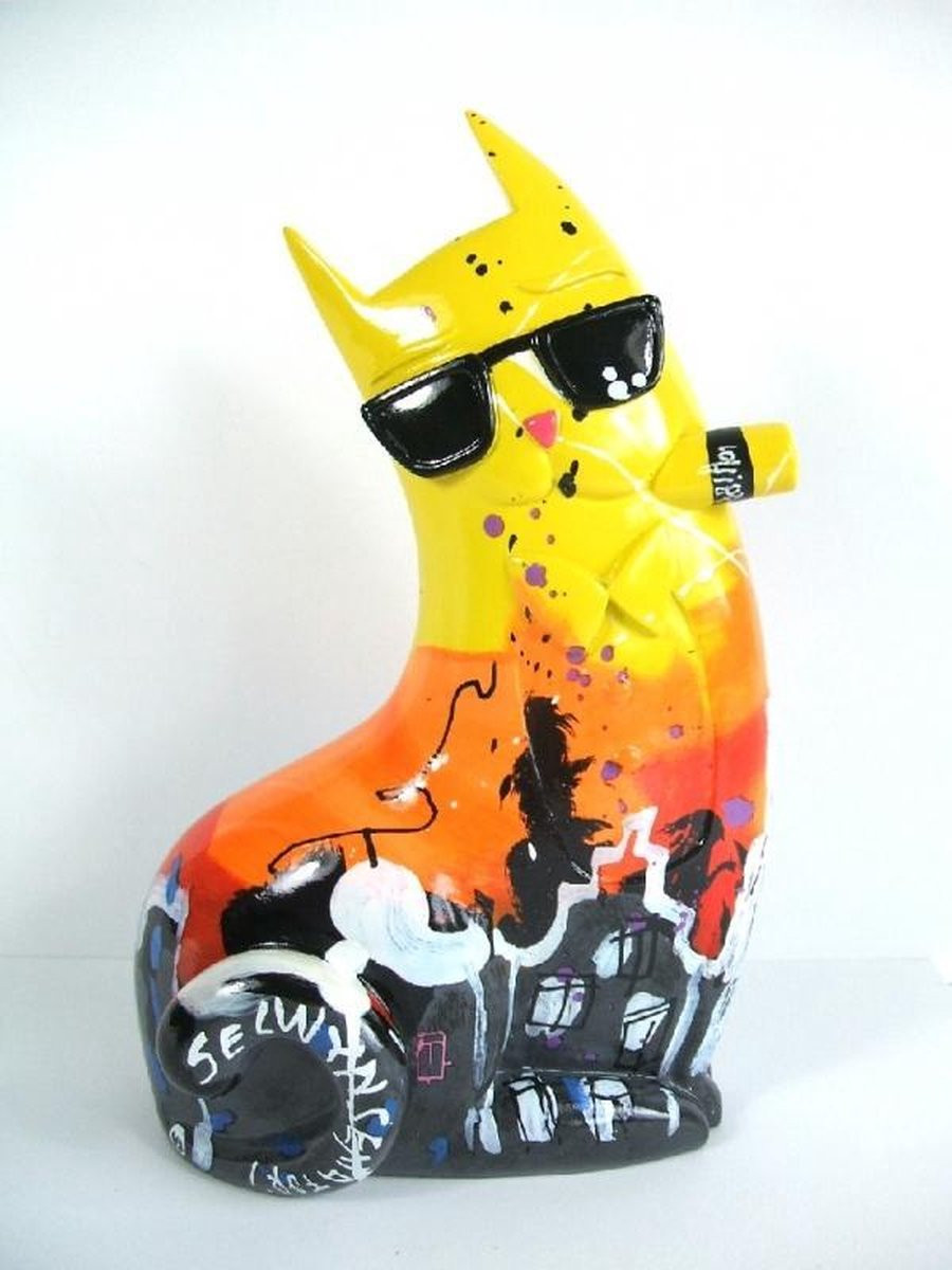 Selwyn Senatori Bruno Big City Cat Yellow tafelmodel voor volwassenen