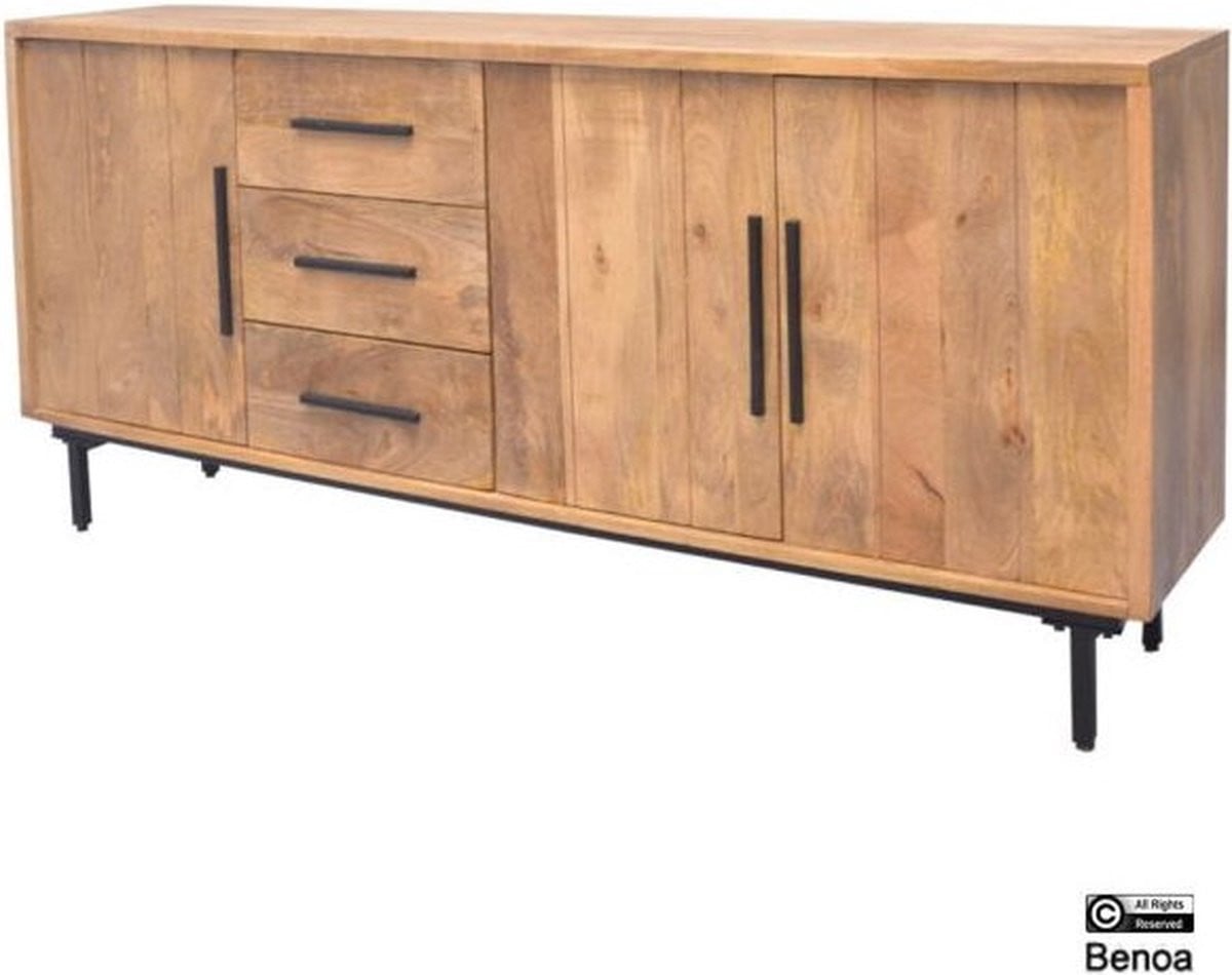 Jayden Dressoir van Mangohout, Breedte: 180 cm