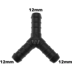 WamSter® Y Schlauchverbinder Pipe Connector 12mm Durchmesser