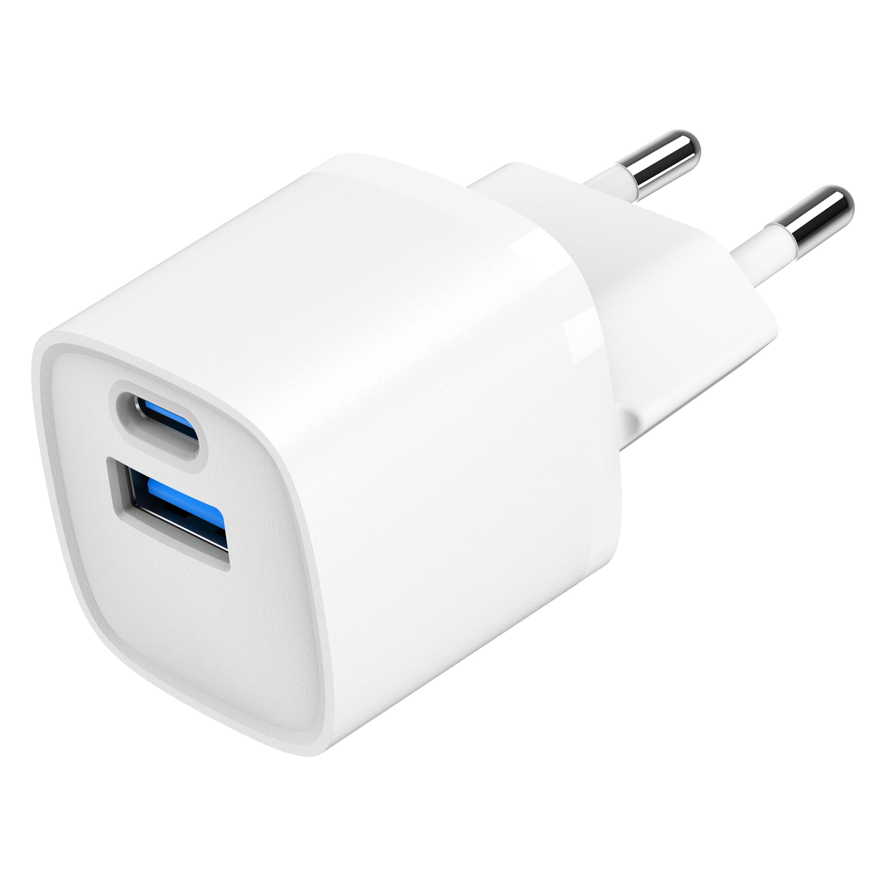 Gembird TA-UC-PDQC20-W-01 2-port 20W USB Fast Charger (20 W, 2 Ports) (TA-UC-PDQC20-W-01)