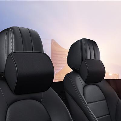 Of Wheels Deals Memory Foam Car Neck Pillow Ergonomic Headrest Cushion For Car Seat Neck Support And Travel Comfort black