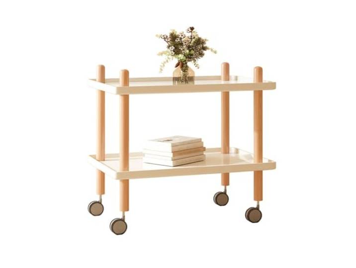 Nachtkästchen Nordic Style Beweglicher Sofa-Beistelltisch, Nachttisch, Couchtisch, Kleiner Tisch, Wohnzimmer-Aufbewahrungsregal