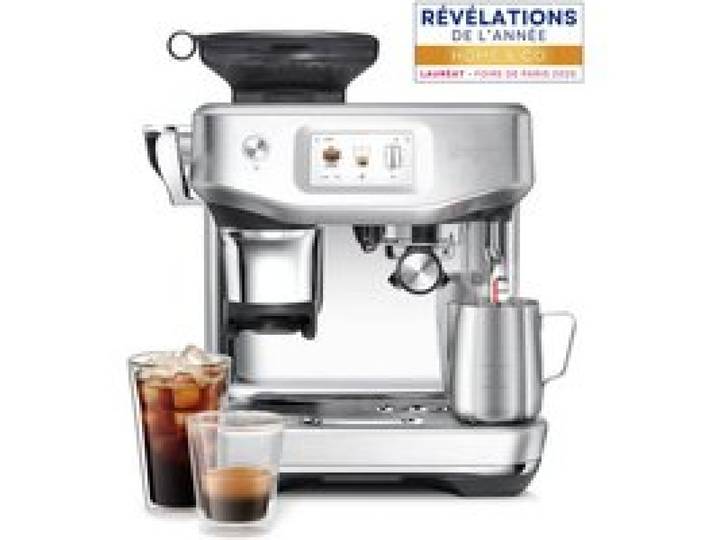 Machine expresso automatique - SAGE - the Barista Touch Impress Cold Espresso SES882BSS4FEU1 - Acier inoxydable