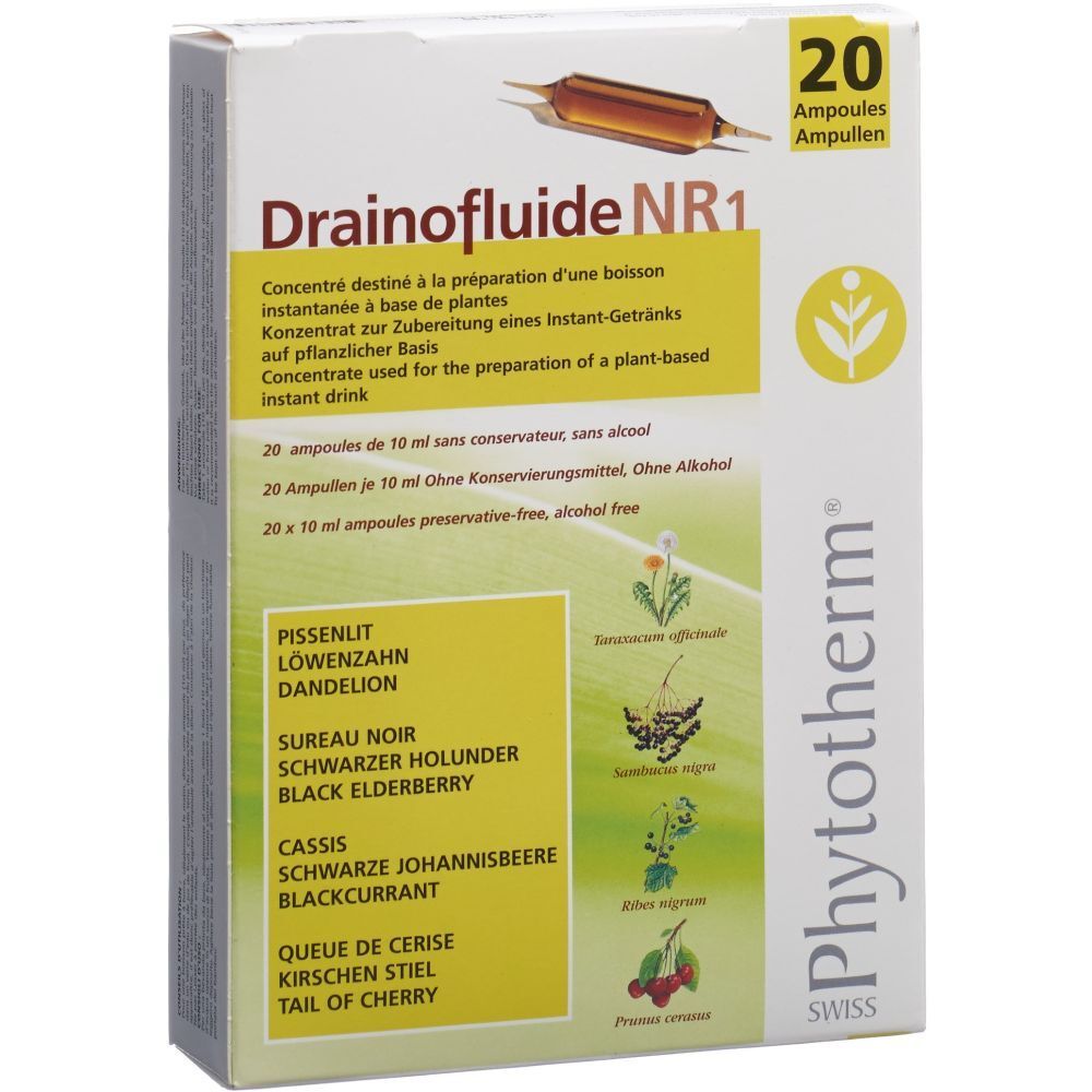 Drainofluide NR 1 20 Trinkamp 10 ml Trinkampullen
