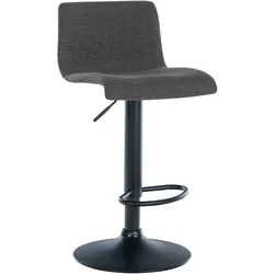 CLP Barhocker Branford Stoff   Farbe: dunkelgrau, Material: Stoff