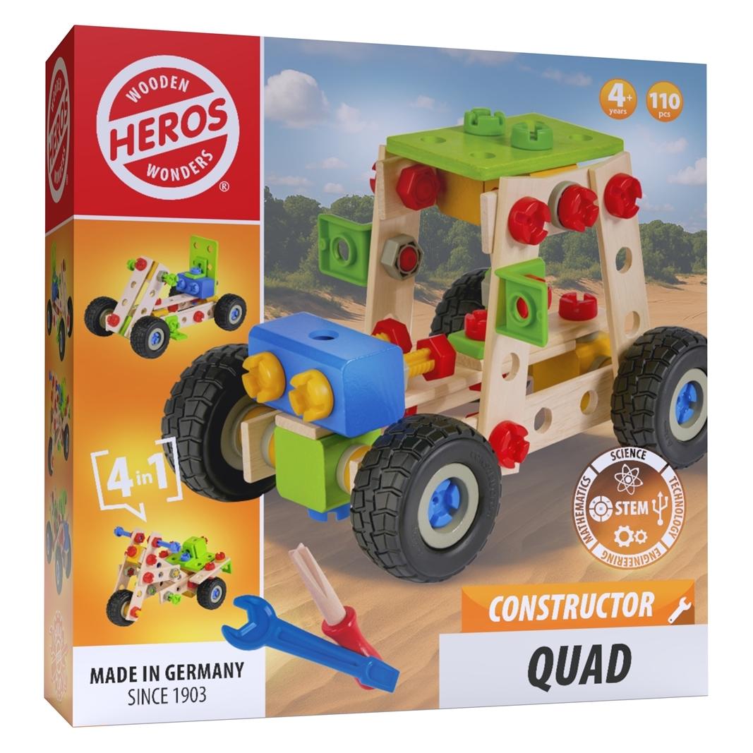 Tactic Quad-Holzbausteine 4-in-1, 110-teilig (HE0007)