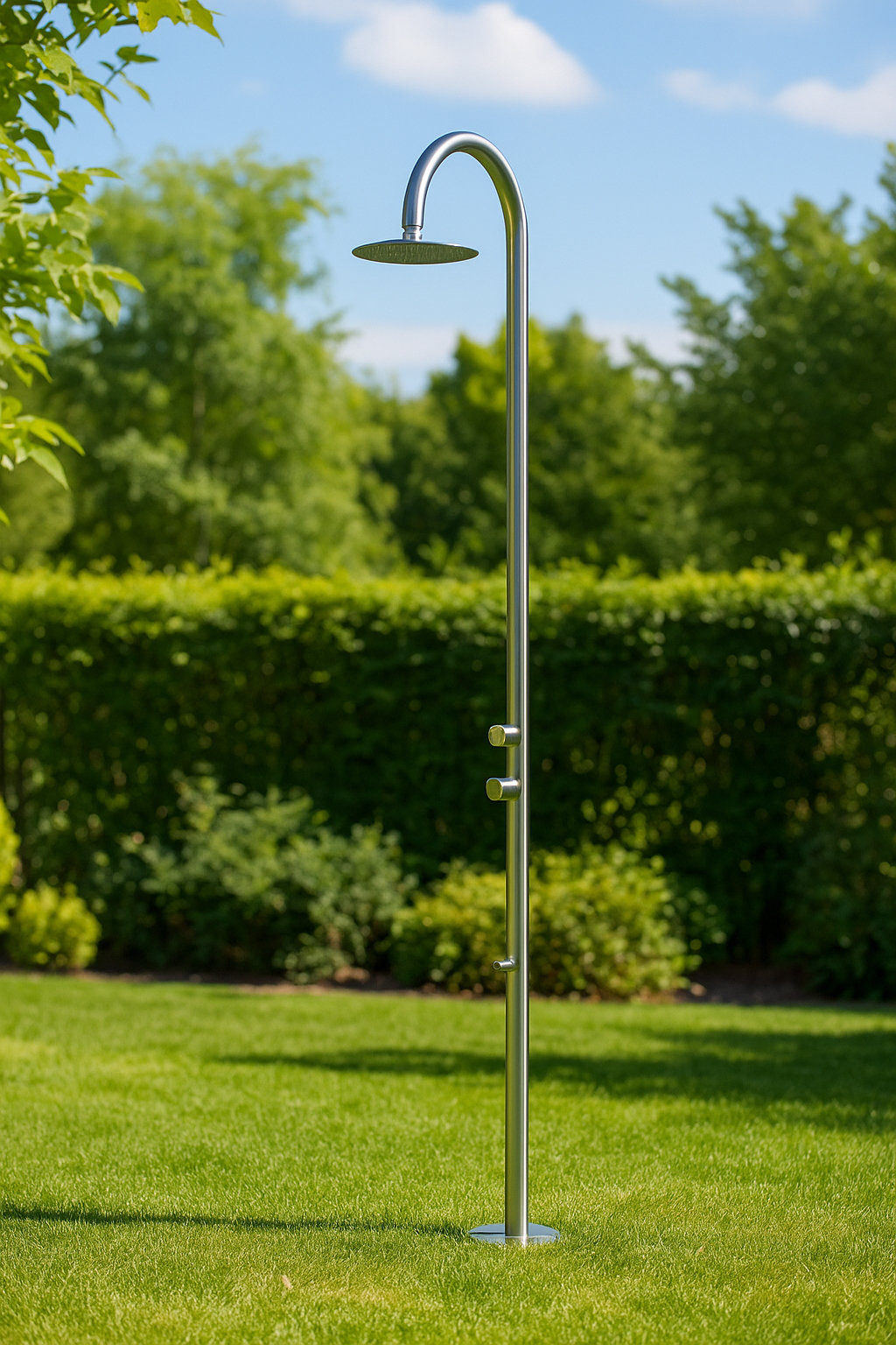 Eichenwald Ideal Edelstahl Eichenwald Modell 70 Gartendusche Norderney