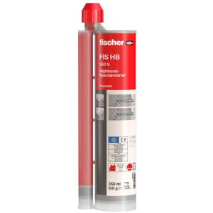 Fischer Injektionsmörtel 519125, FIS HB 360 S, Hochleistungsmörtel, mit Statikmischer, 360ml