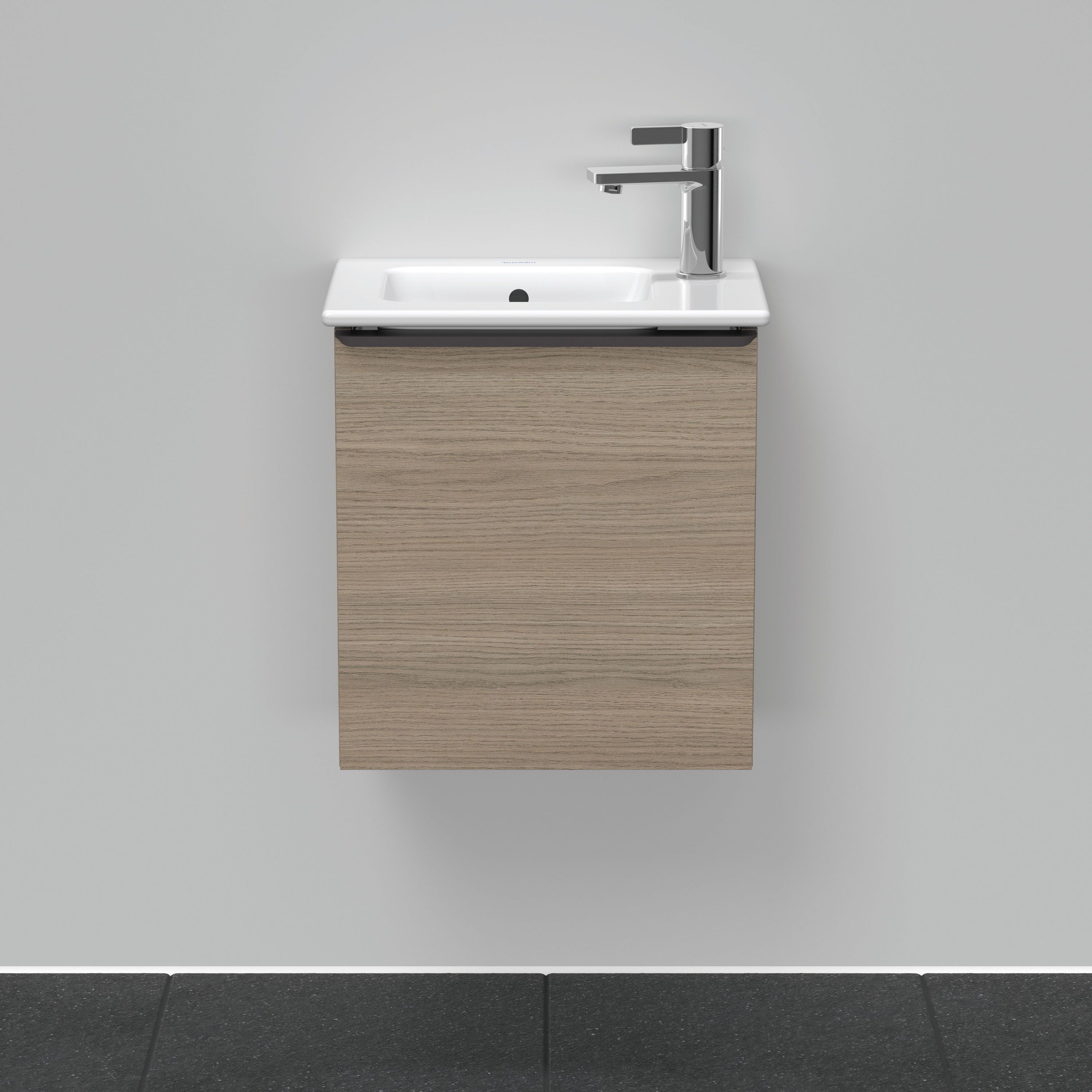 D-Neo Duravit vasque DE4259L3535 41 x 27,4 cm, chêne Terra, 2000 , porte match2, gauche