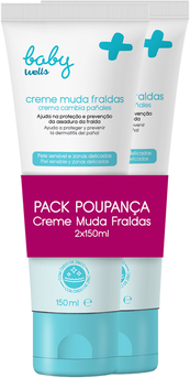 Baby Wells Pack Creme Muda Fraldas