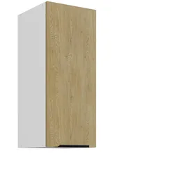 Küchen Hängeschrank 30 cm CREMONA Eiche + Weiß Küche Küchenzeile Küchenblock