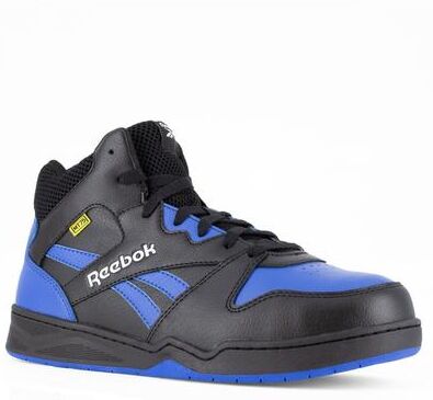 Reebok Work BB4500 Work Met Guard Composite Toe - Mens 7 Black,Blue Oxford Shoes Medium