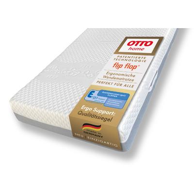 Hybridschaum-Matratze OTTO HOME "Flipper, 90x200 cm, 140x200 cm & mehr, langlebige Qualität (RG 39)", weiß, B:160cm H:19cm L:200cm, Bezug: 100% Polyester. Bezug (oben): 81% Polyester, 19% Polyester (COOLMAX). Bezug (unten): 100% Polyester,...