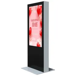 Digitale Infostele doppelseitig 55“ mit 2 Bildschirmen