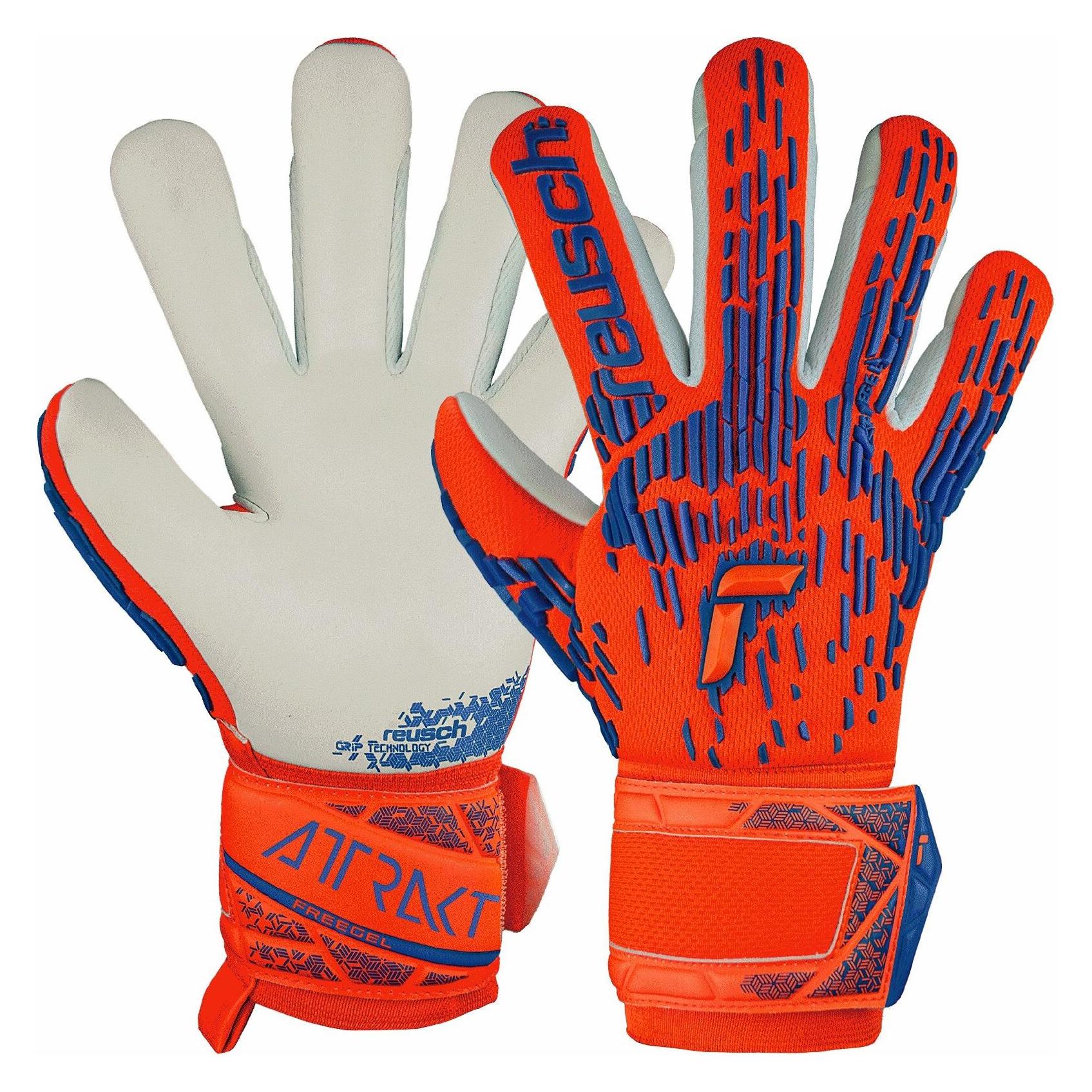 Reusch torwarthandschuhe kind attrakt freegel silver (7.5) (5472235-2210)