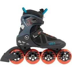 K2 Herren Inlineskates VO2 S 90 PRO black_blue_orange, Größe 46 in Grau Grau