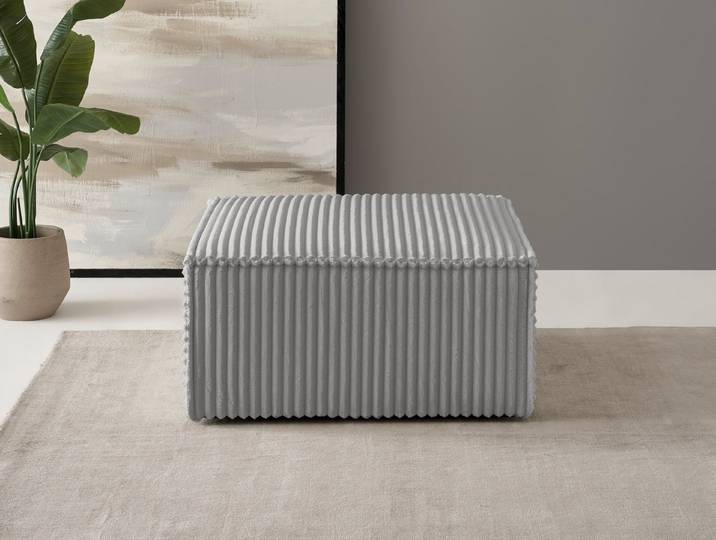 OTTO home Hocker FINNLEY Cord, Polsterhocker kombinierbar mit der Serie FINNLEY, passend zum Loveseat der Serie Finnley