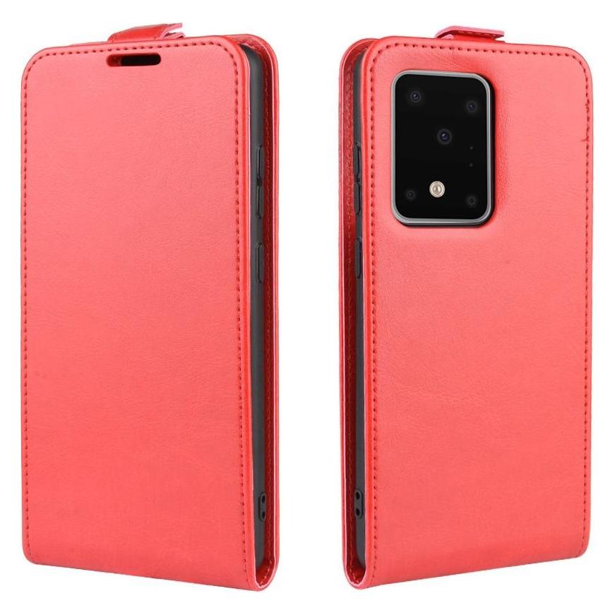 Cover-Discount Galaxy S20 Ultra - Klassisches Flip Case vertikal rot (Samsung Galaxy S20 Ultra) (101224189C)