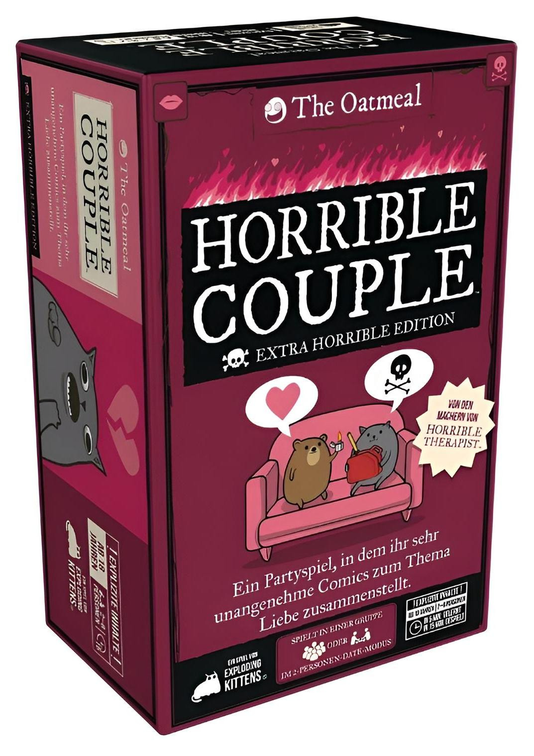 Vreselijk Koppel: Extra Vreselijke Editie – Gezelschapsspel voor volwassenen van Exploding Kittens LLC
