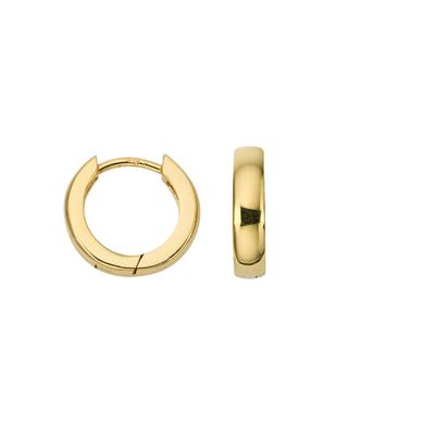 Paar Creolen FIRETTI "Schmuck Geschenk Gold 333 Ohrschmuck Ohrringe in mehreren Größen" Gr. 12, gold (gelbgoldfarben), Ohrringe, Damen, 12, Gelbgold 333