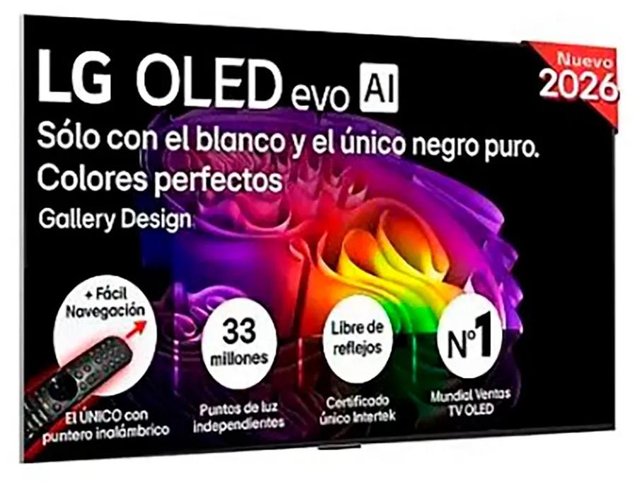 LG OLED55G68LW, 139,7 cm (55"), 3840 x 2160 Pixel, OLED evo, Smart-TV, WLAN, Schwarz