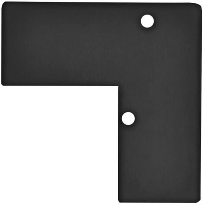 Isoled Endkappe Ec93 Aluminium Eloxiert Für Profil Hide Angle Inkl. Schrauben