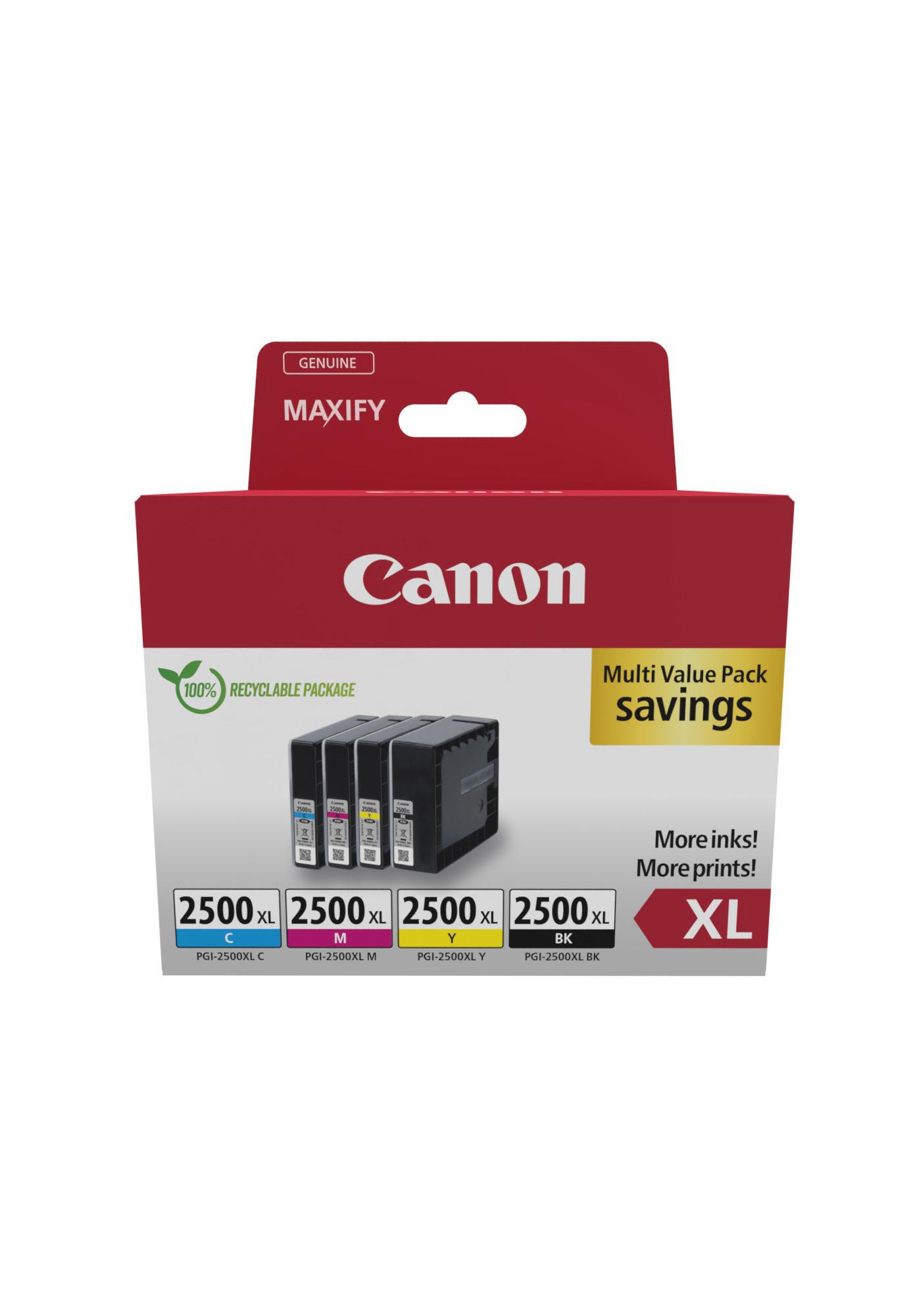 Canon 9254B010 Druckerpatrone PGI-2500XL Multipack C/M/G/BK