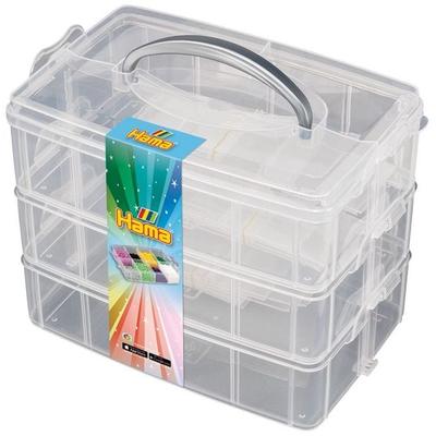 Hama 6750 - Sortierbox für Bügelperlen und Zubehör, groß, 19x15x24cm