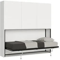Itamoby Kando Einzelbett Esche weiß Zusammensetzung D Klappbett