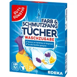 GUT&GÜNSTIG Farb- und Schmutzfangtücher weiß