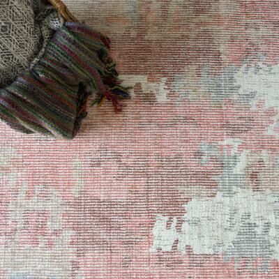 EXQUISITE RUGS Mineral Hand-loomed Wool/Bamboo Silk Dark Grey/Brown Area Rug.