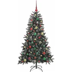 vidaXL, Weihnachtsbaum, Freya (mit LEDs und mehrfarbigen Bällen) (150 cm)