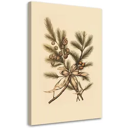WANDBILD weihnachtszweige