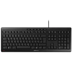 Cherry STREAM KEYBOARD Kabelgebundene Tastatur, Schwarz, USB (QWERTZ - DE)