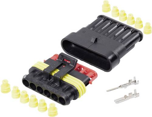 TE Connectivity Superseal Set AMP-Superseal 1.5mm Series Polzahl Gesamt 6 Rastermaß: 6mm 30S007 1 Set