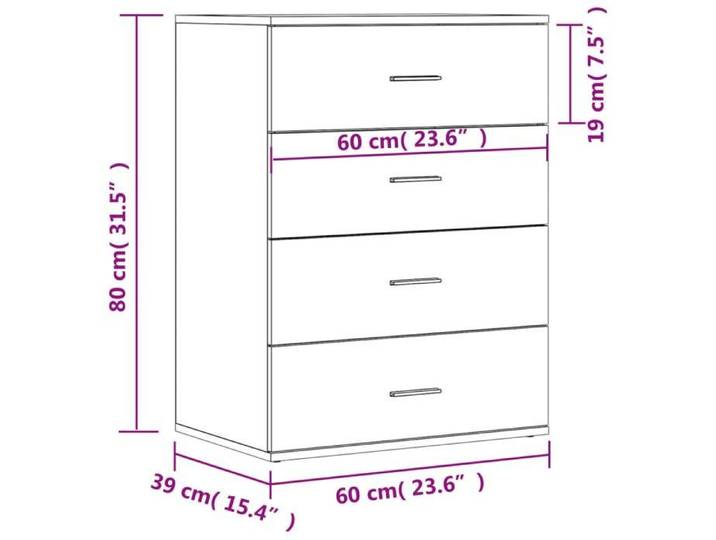 Rangement de cuisine - Buffet blanc 60x39x80 cm bois d'ingénierie - Buffet Vaisselier Rangement@444615