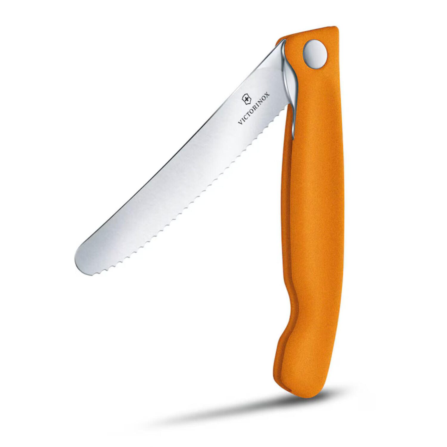 VICTORINOX Frühstücksmesser Swiss Classic silber, orange 6.7839.FC1