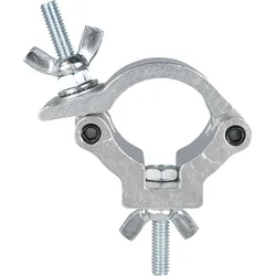 Showgear 32 mm Compact Half Coupler Zulässige Nutzlast: 50 kg, Aluminium - Silber