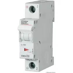 Mitsubishi Electric 4A, 1 Polig DC MCB, C No fuse breaker