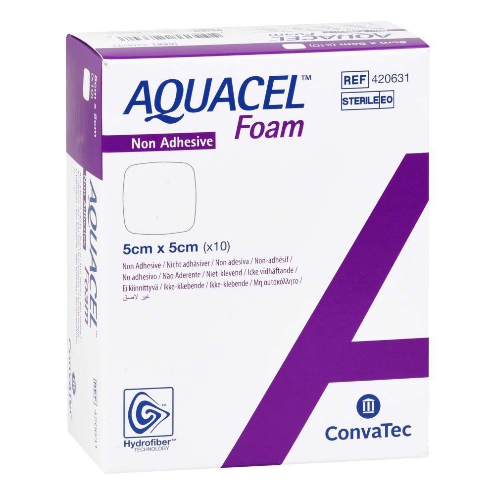 C P C medical GmbH & Co. KG Aquacel Foam nicht adhäsiv 5x5 cm Verband Cpc 10946416