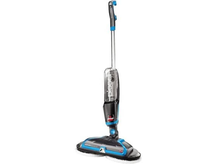 Bissell SpinWave Balai à Franges Électrique 20522 Avec pulvérisateur pour sols durs\, nettoyeur pour parquets vitrifiés\, disques rotatifs\, pulvérisation à la demande