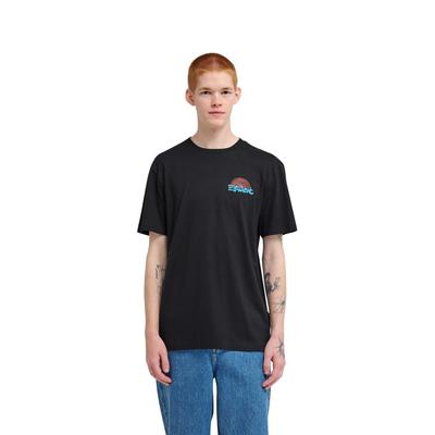 T-Shirt ELEMENT "Sound Waves", Herren, Gr. S, schwarz (flint schwarz), Obermaterial: 100% Baumwolle., Shirts T-Shirt